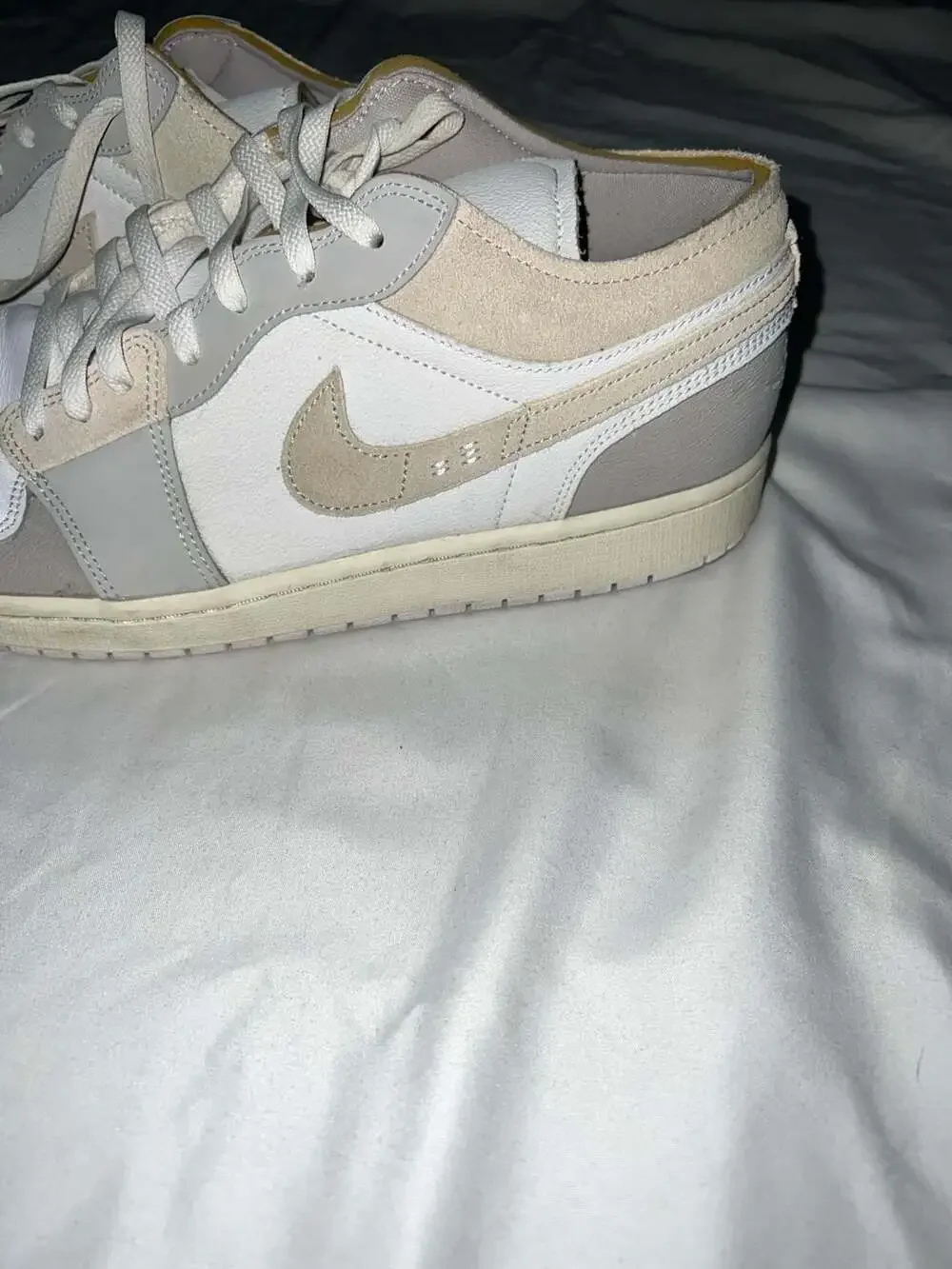 Air Jordan 1 Low SE Craft Inside Out Tech Grey Size 13 - Picture 2 of 6